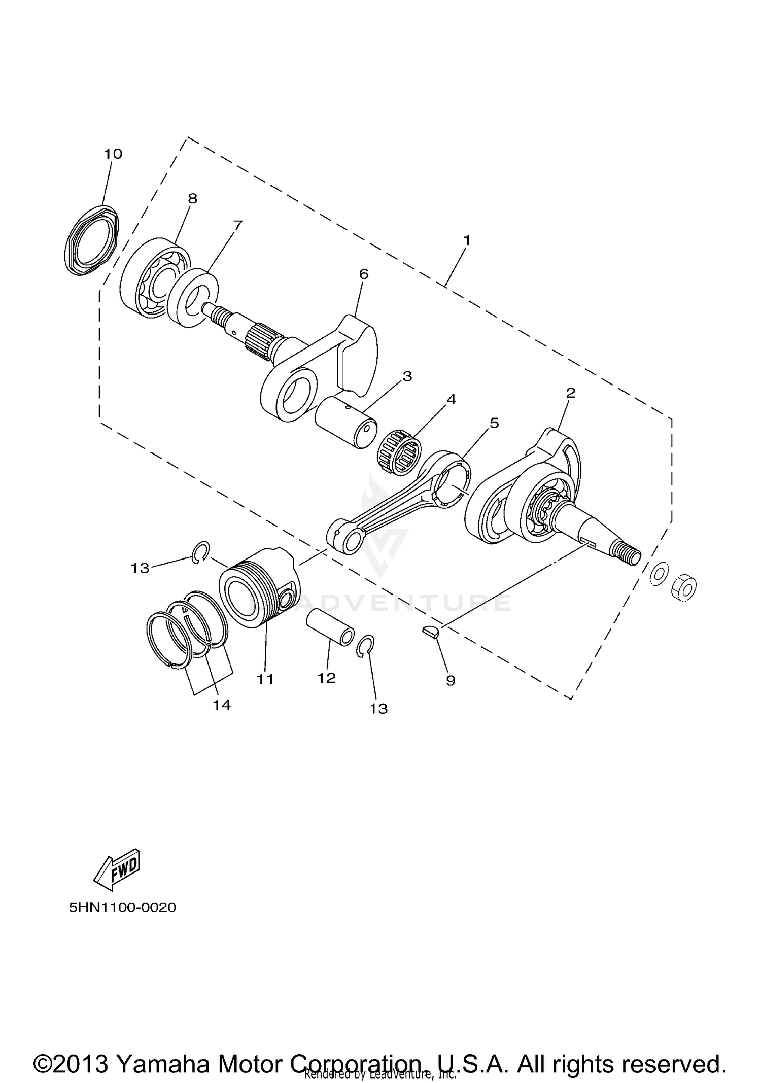 CRANKSHAFT PISTON