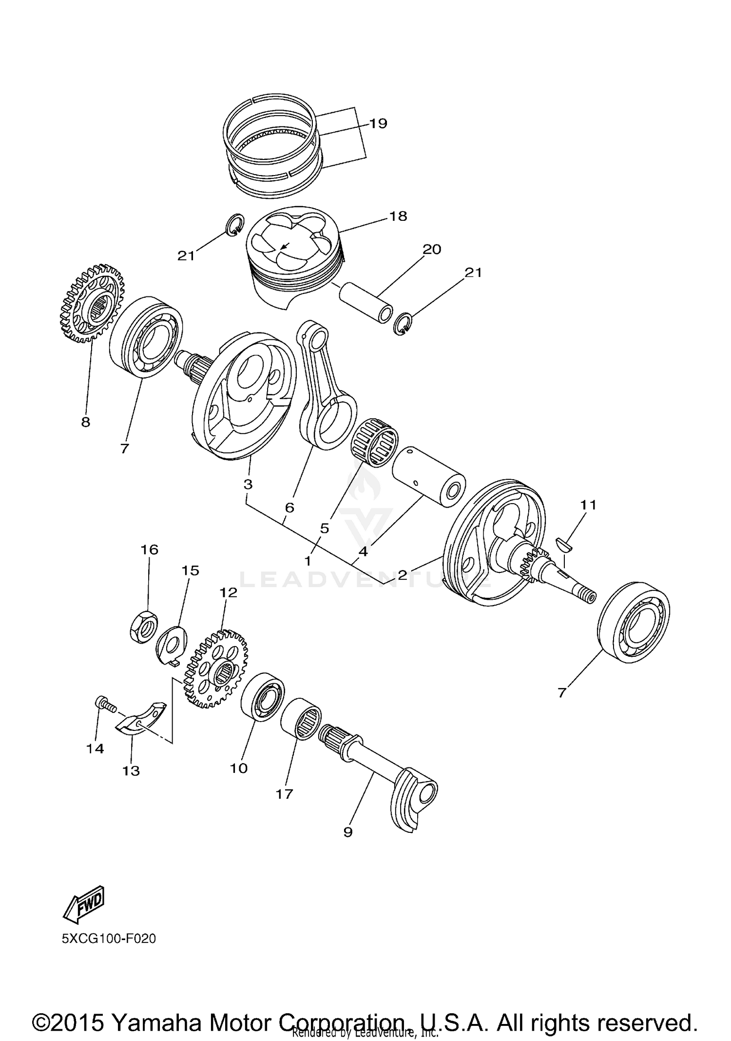 CRANKSHAFT PISTON