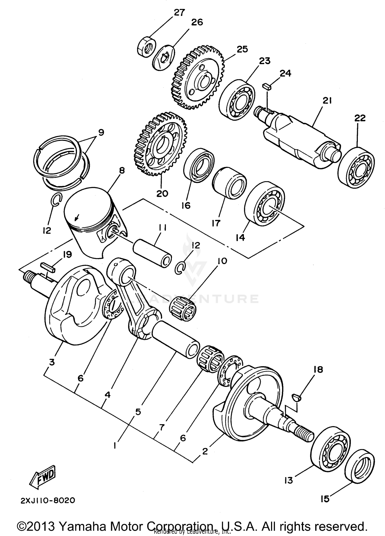 CRANKSHAFT PISTON