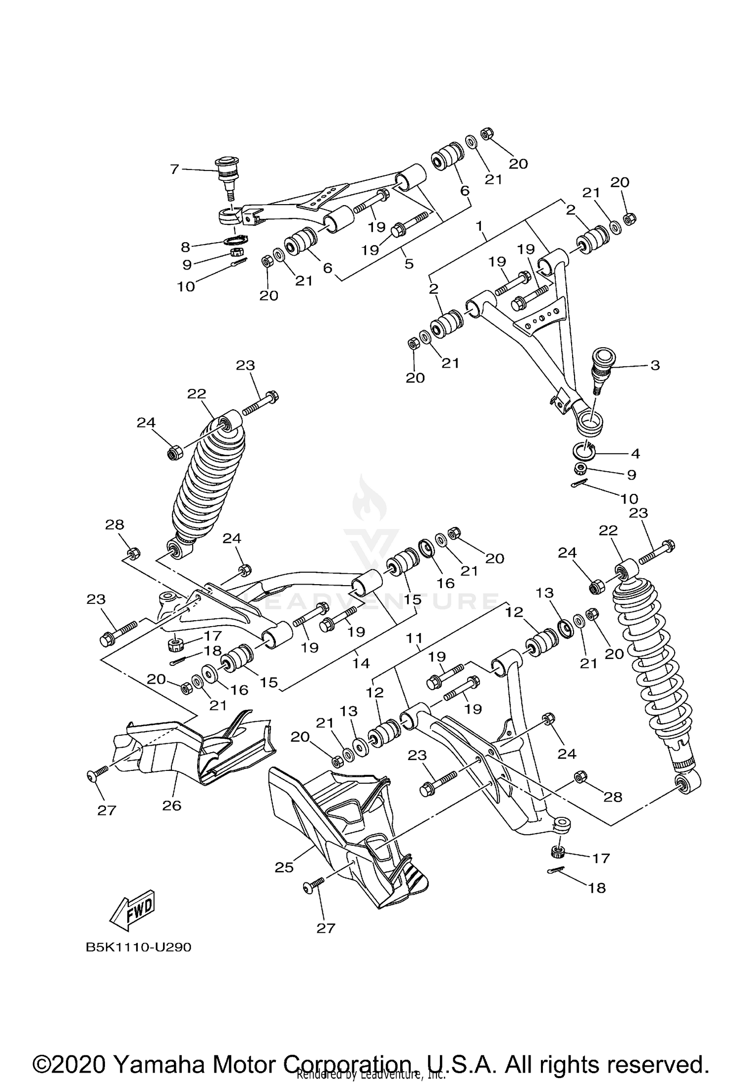 FRONT SUSPENSION WHEEL