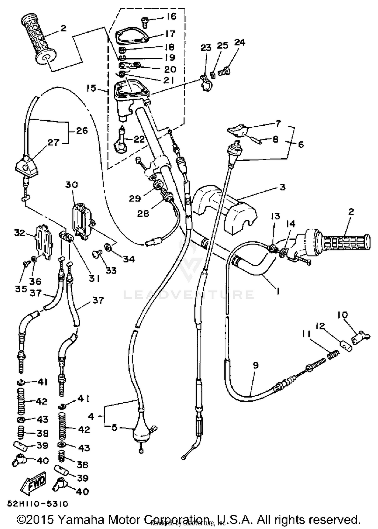 HANDLEBAR - CABLE