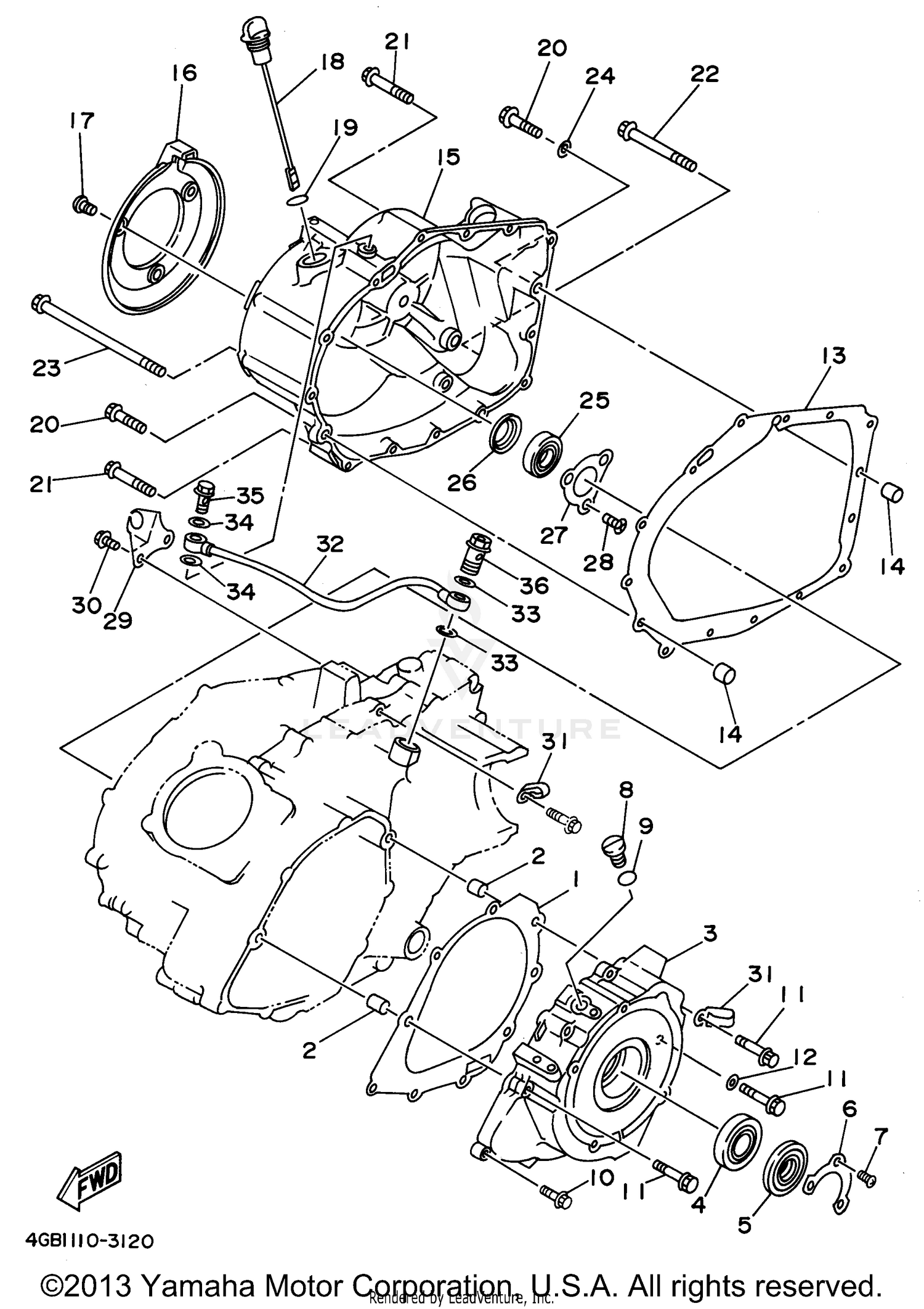 CRANKCASE COVER 1