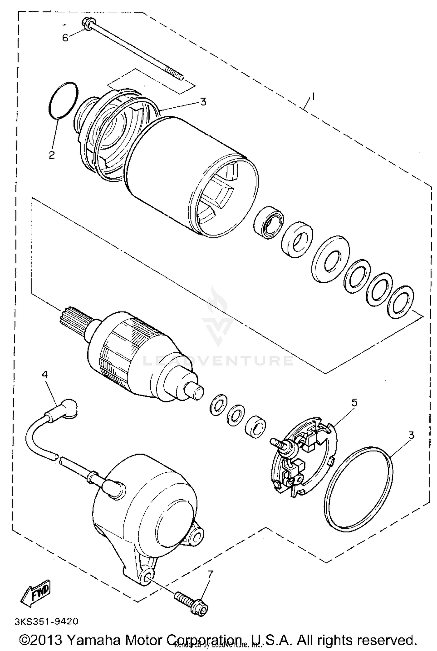 STARTING MOTOR
