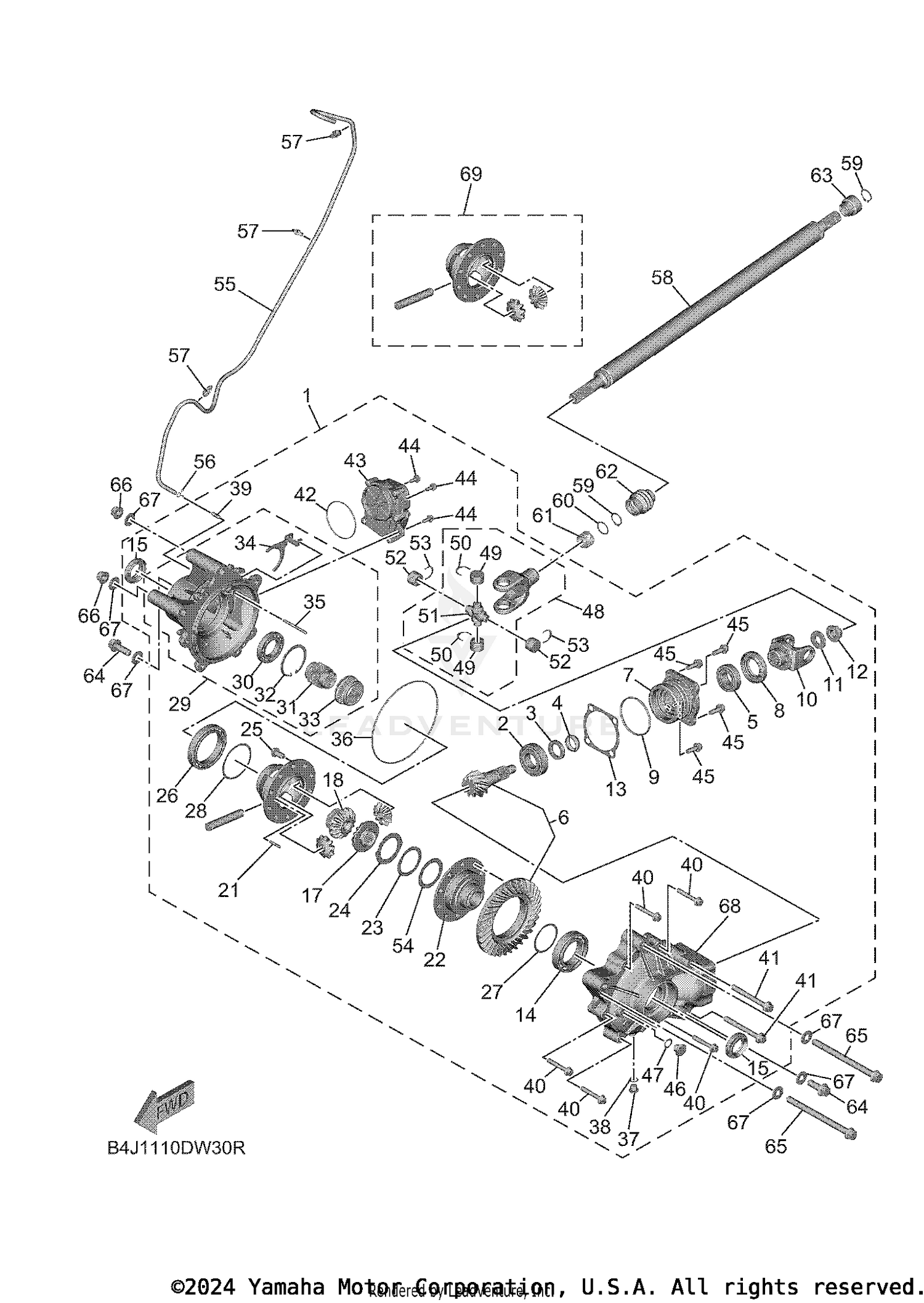 MIDDLE DRIVE GEAR