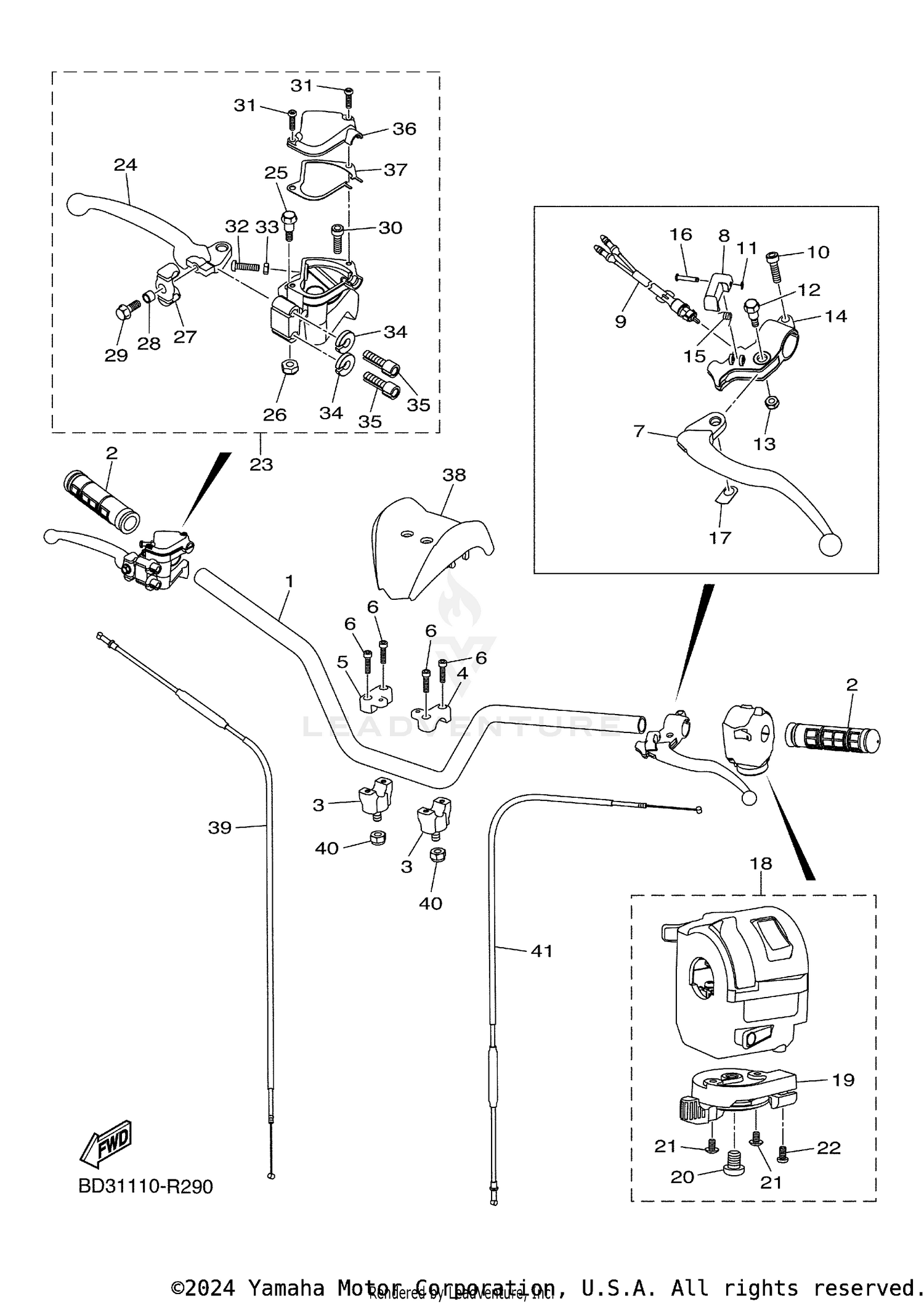 STEERING HANDLE & CABLE