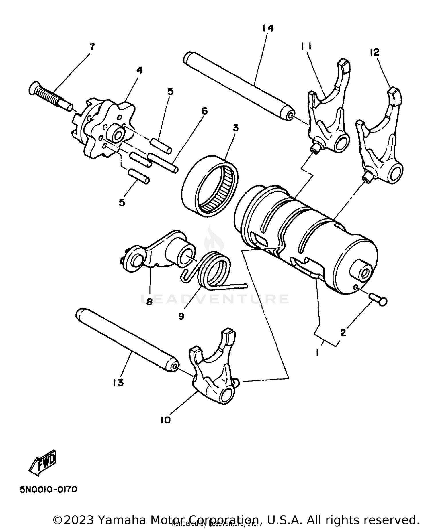 SHIFT CAM FORK