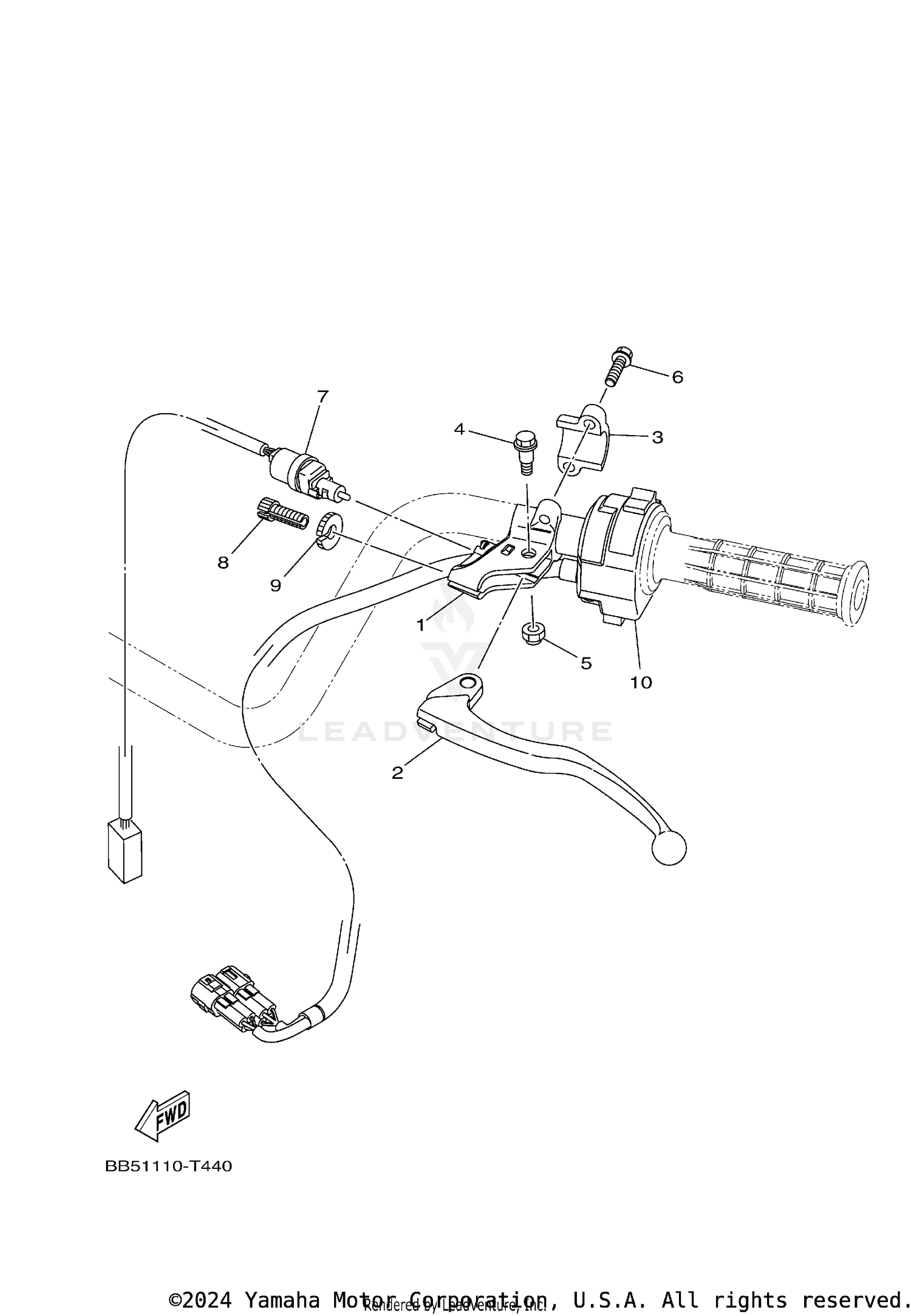 HANDLE SWITCH LEVER