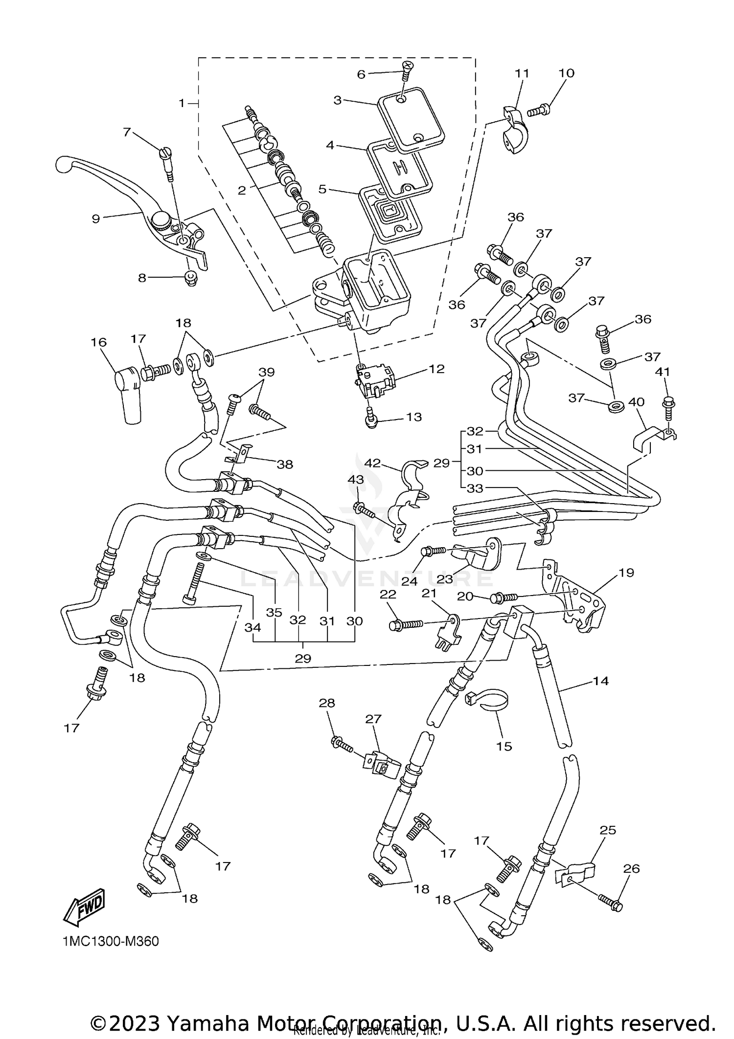 FRONT MASTER CYLINDER
