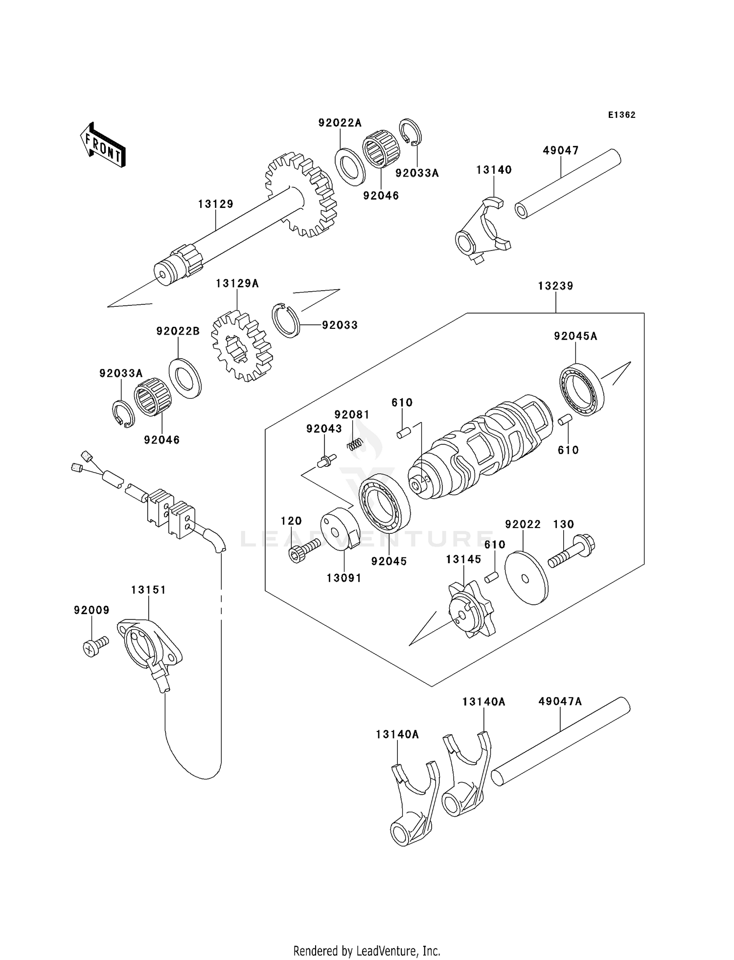 FRONT BRAKE CALIPER