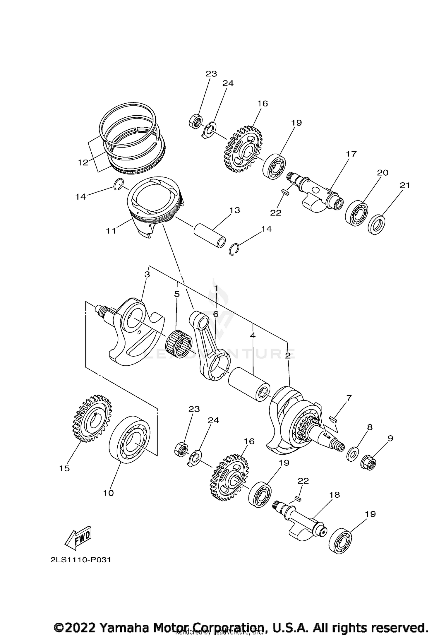 CRANKSHAFT & PISTON