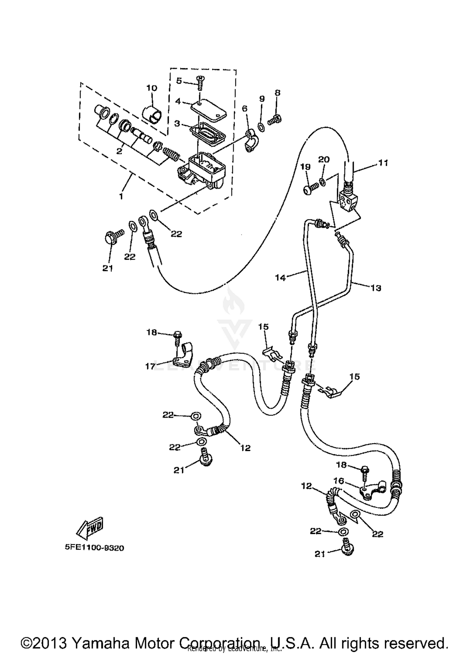REAR MASTER CYLINDER