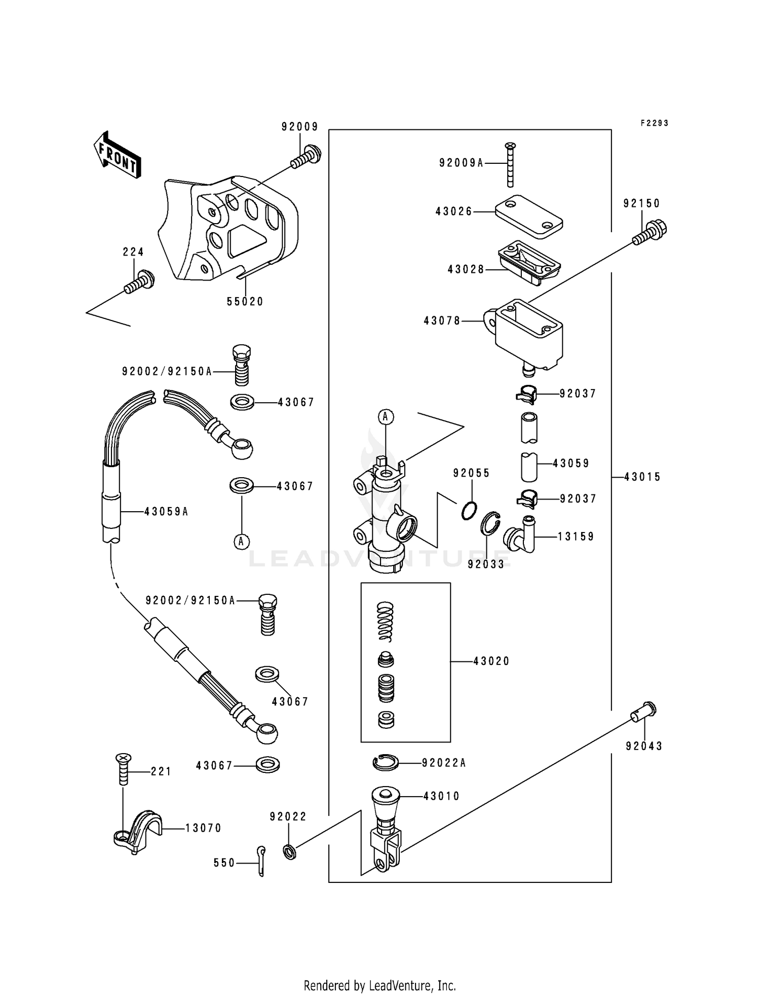 FRONT BRAKE CALIPER