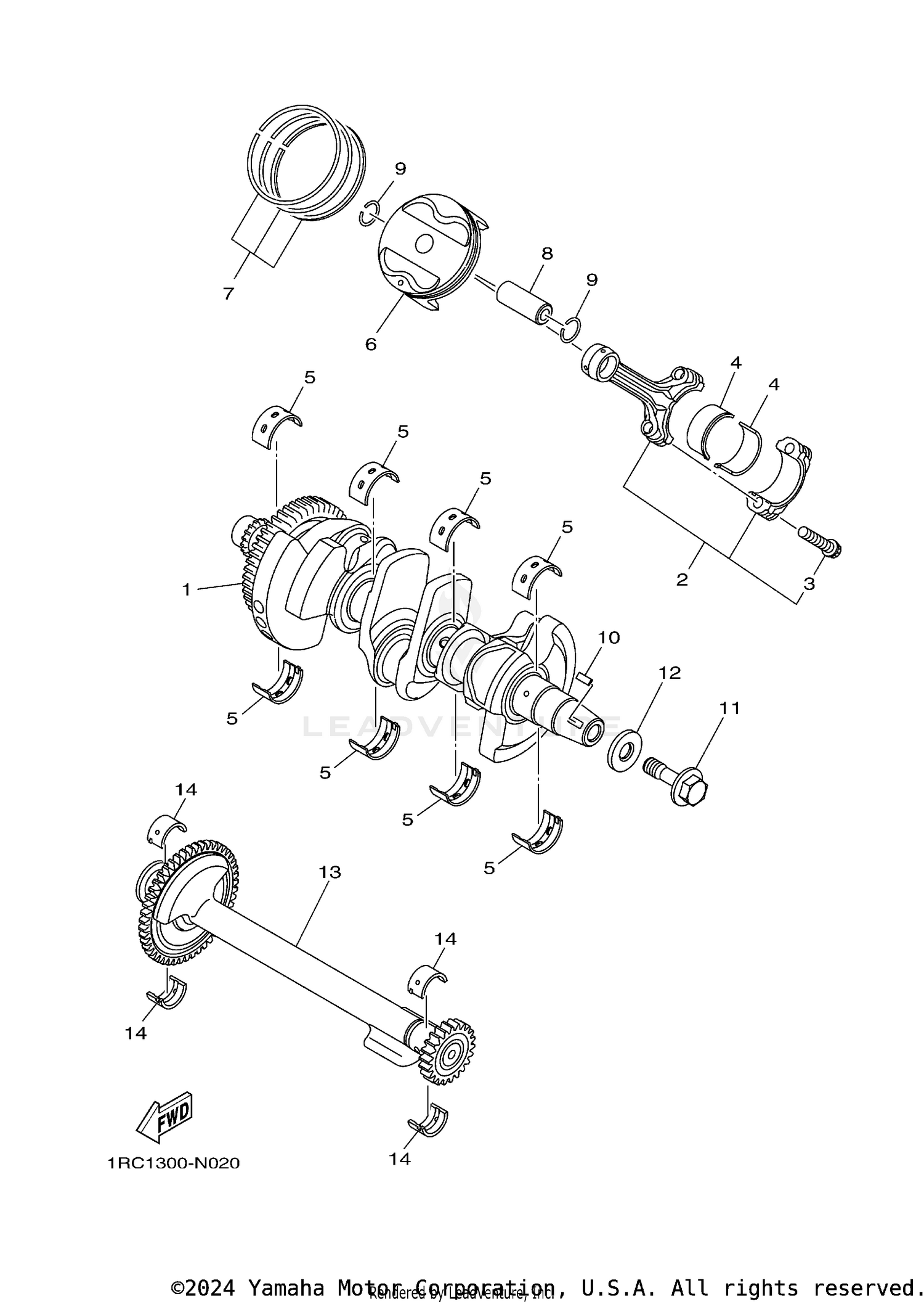 CRANKSHAFT PISTON