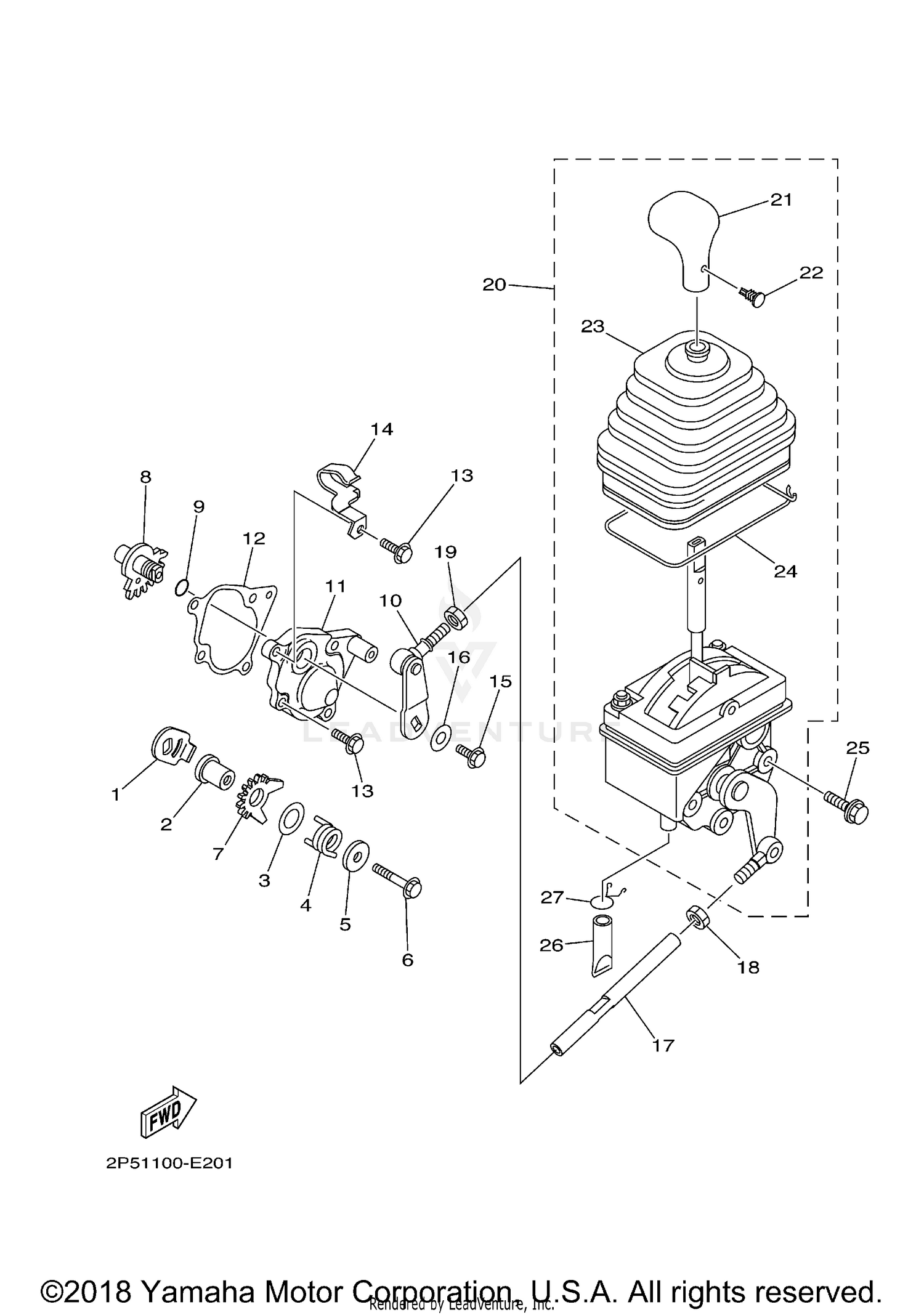 HANDLE SWITCH LEVER