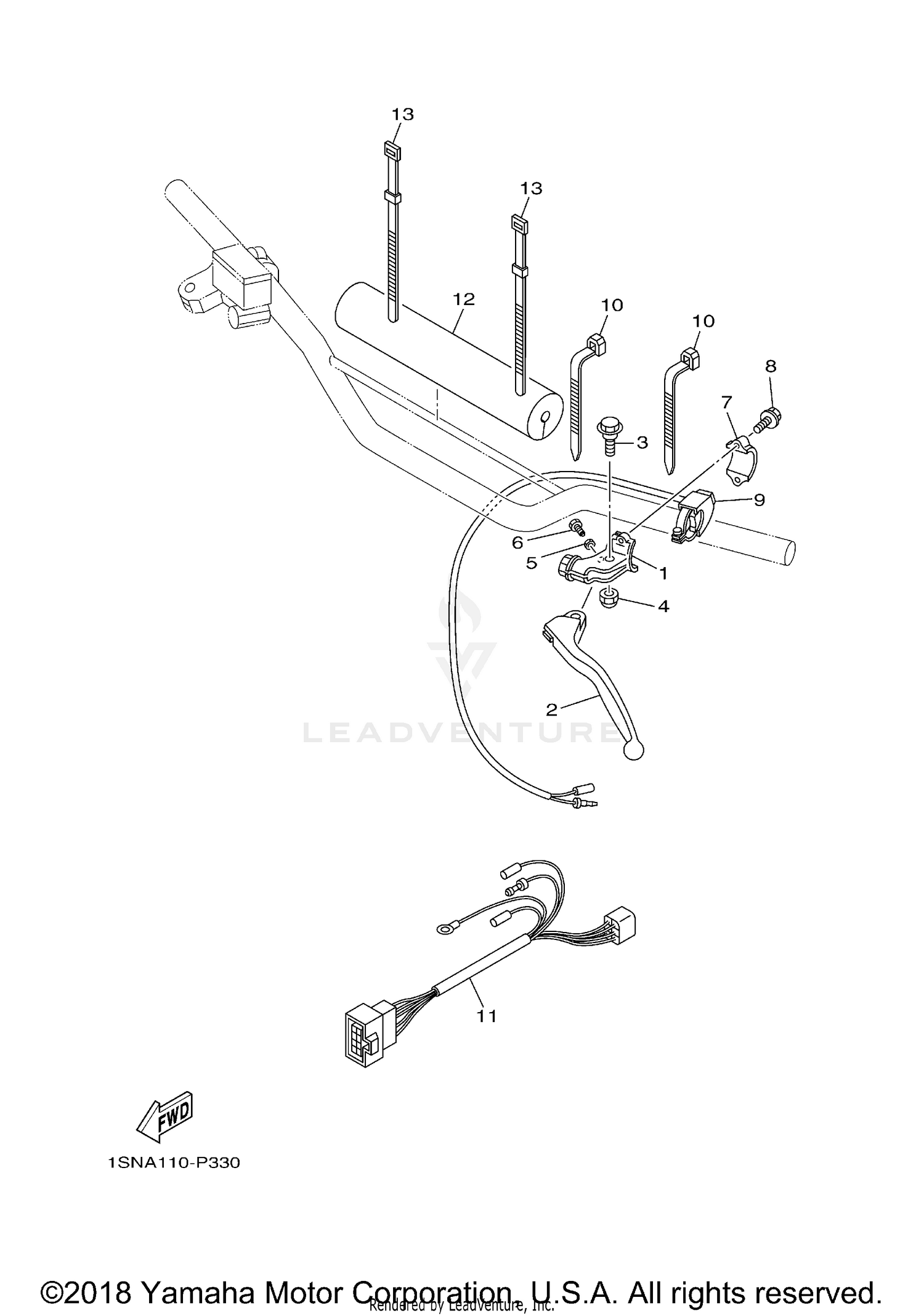 HANDLE SWITCH LEVER