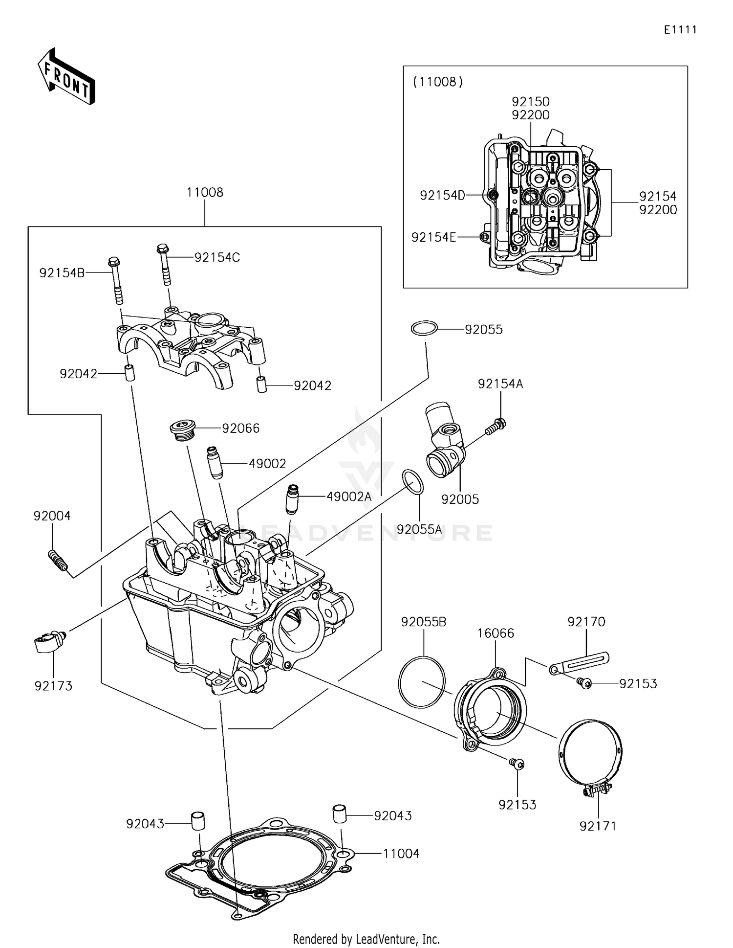 REAR BRAKE CALIPER