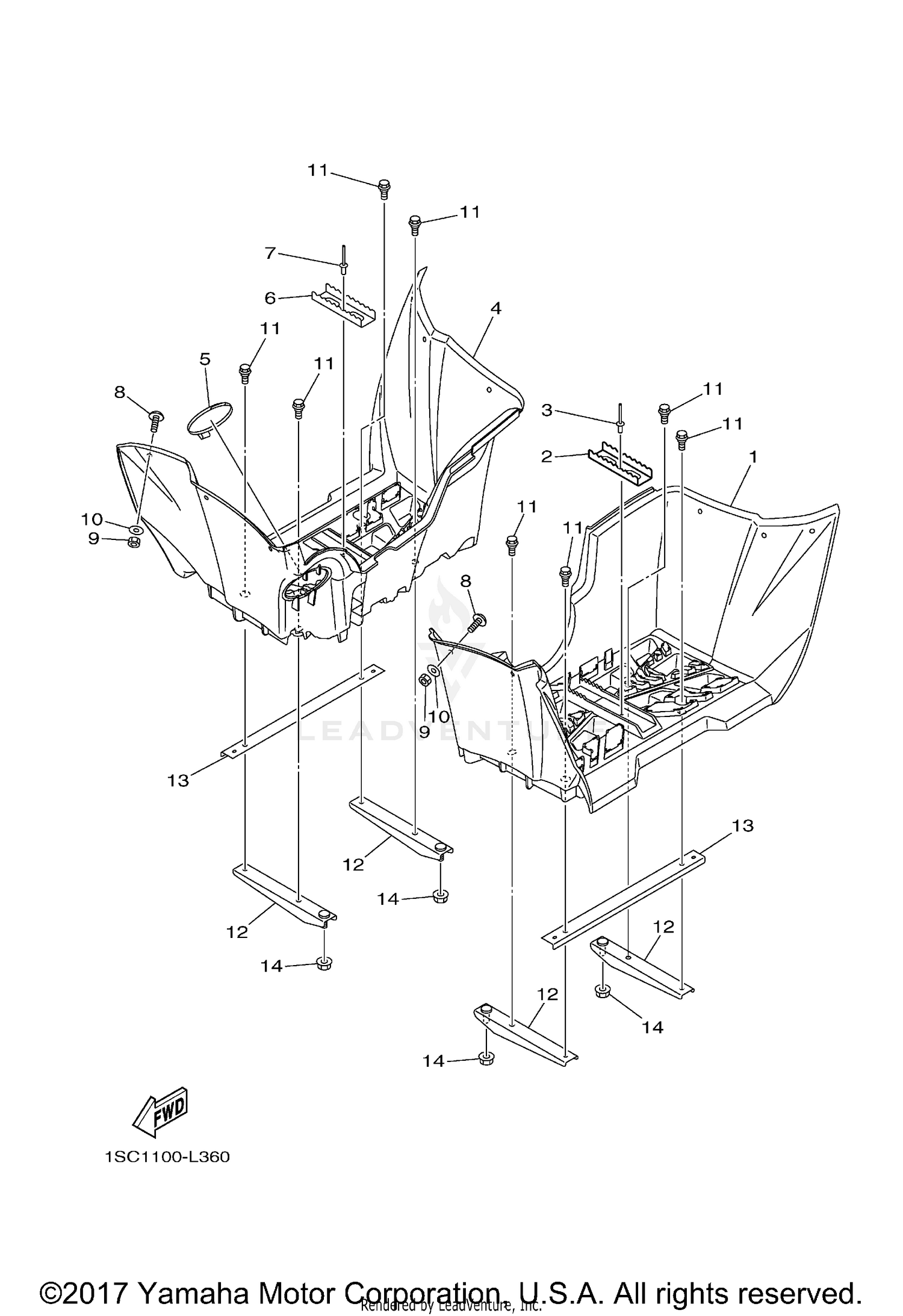 STAND FOOTREST