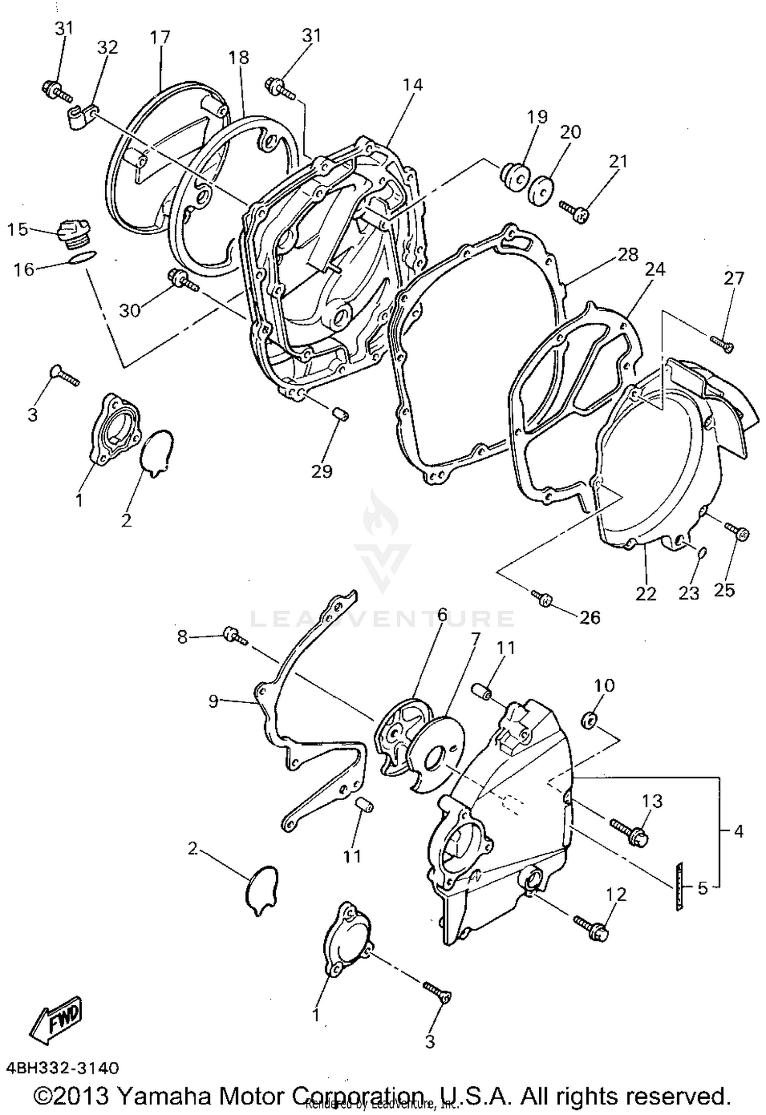 CRANKCASE COVER 1