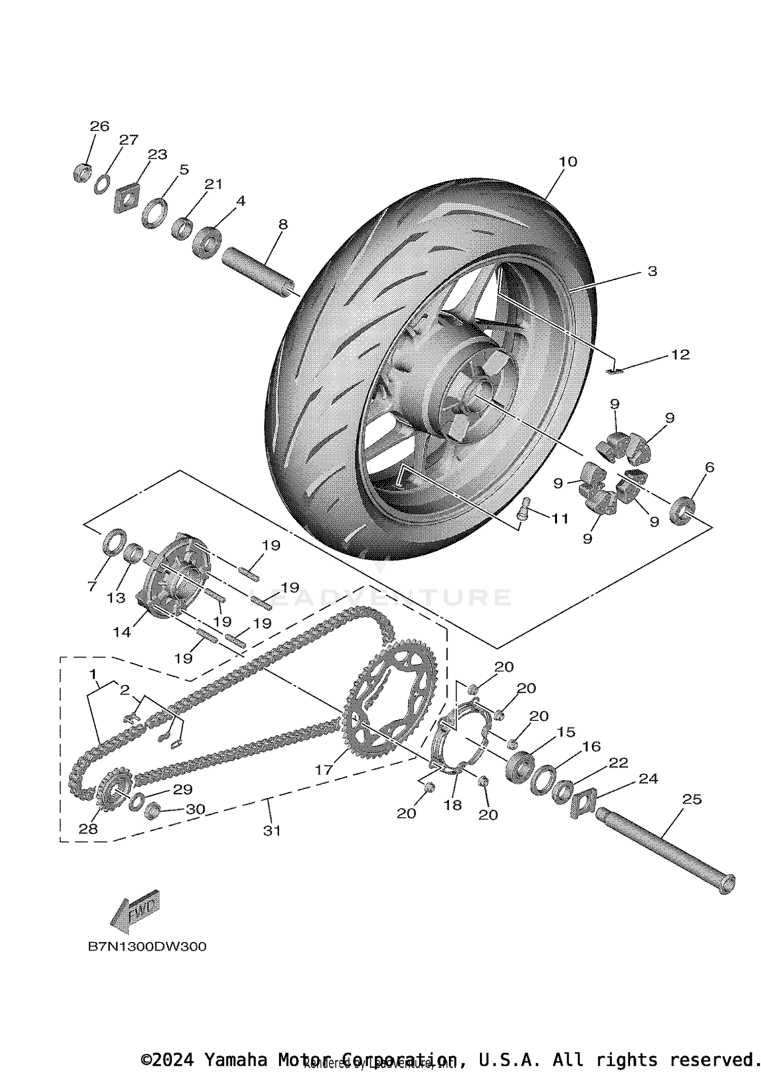 REAR WHEEL